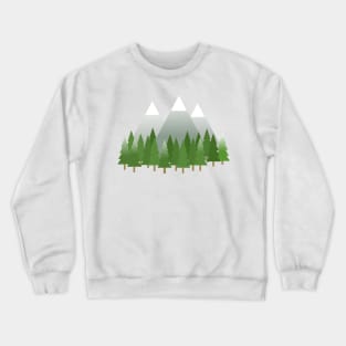 Summertime in the forest Crewneck Sweatshirt